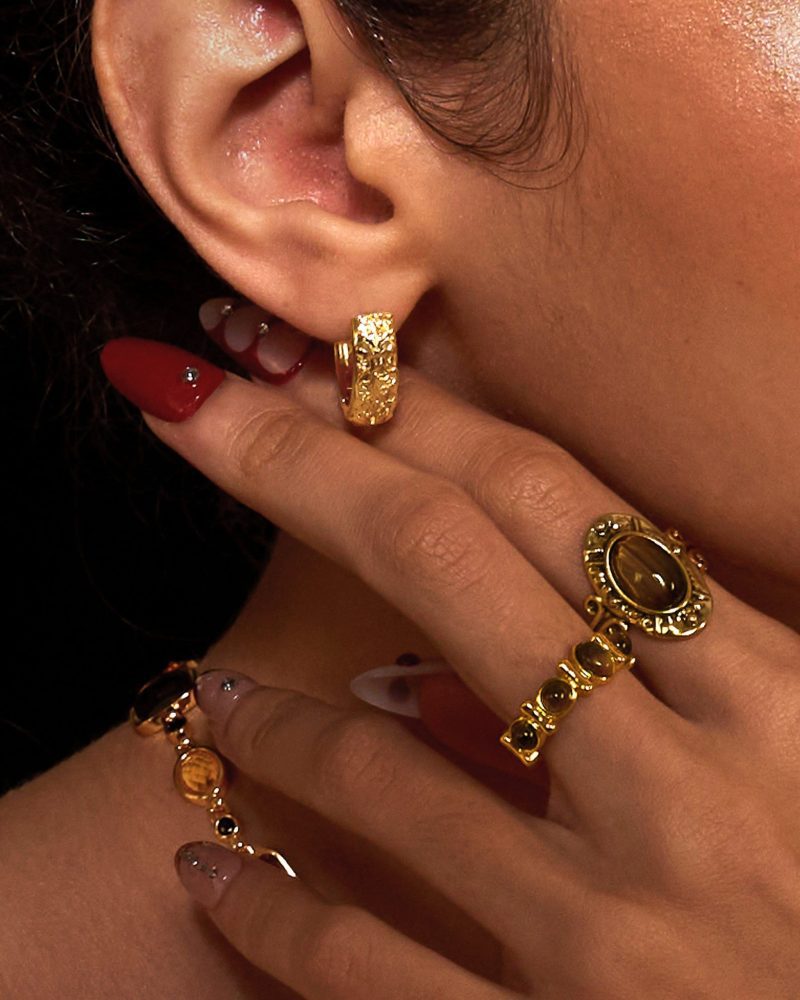 Serenade of Orchid Earrings - 图片 2
