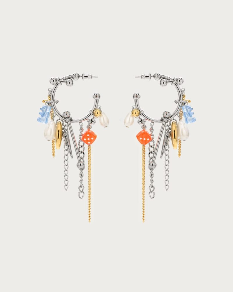 Cluster Color Earrings - 图片 3