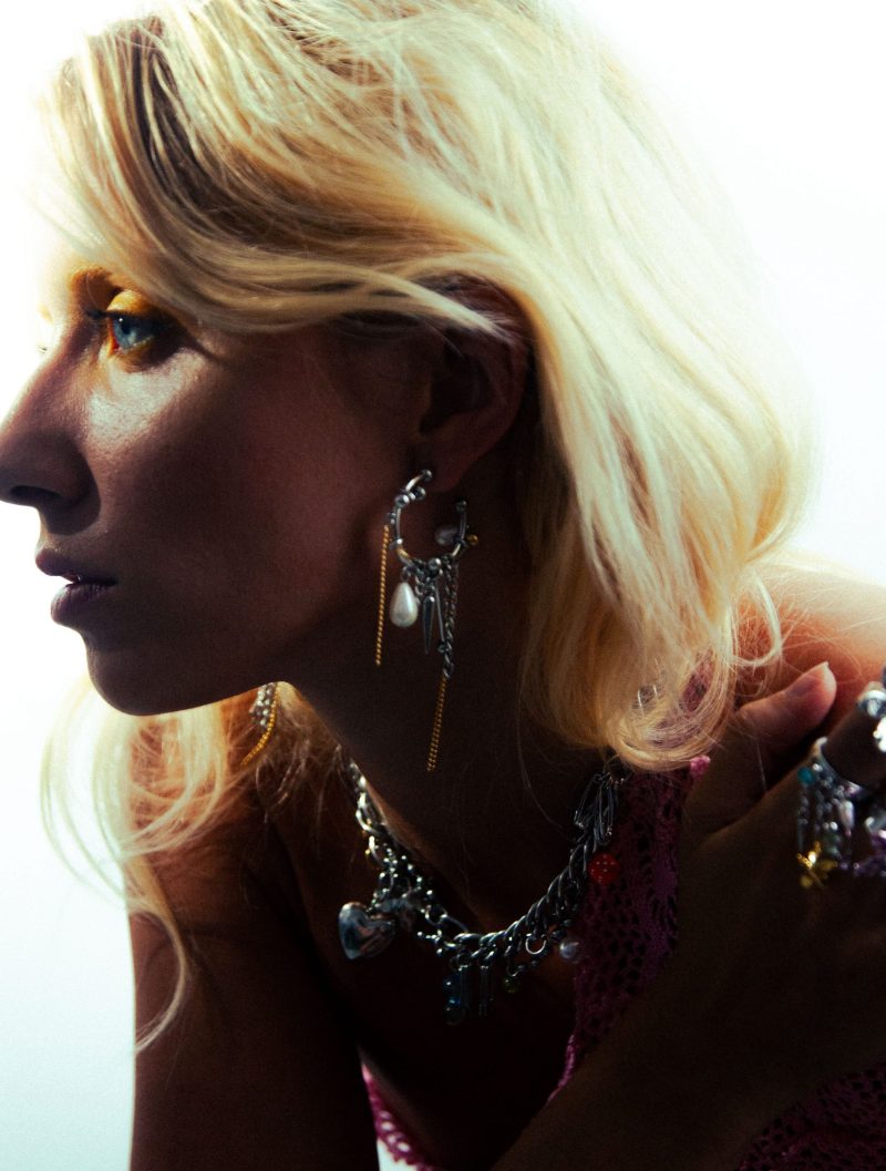 Modern Pearl & Spike Cluster Earrings - 图片 5