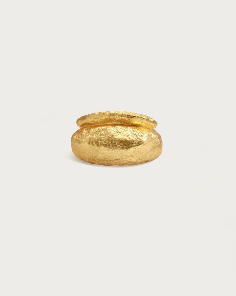 Mila Ring | Elegant 18k Gold Plated Brass Ring