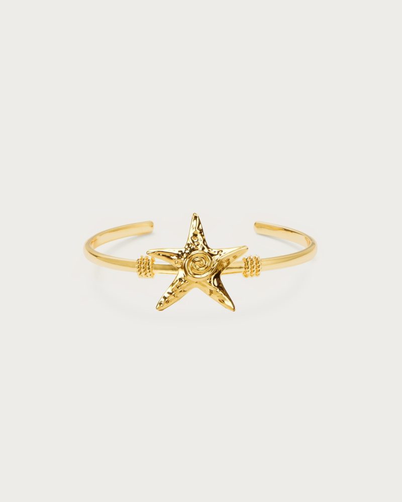 Silver Starfish Bangle - 图片 5