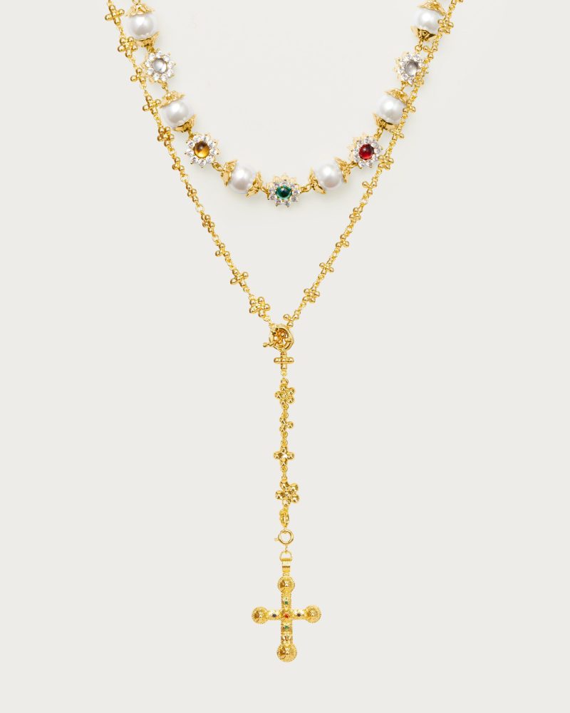 Daisy Molecule Necklace Set