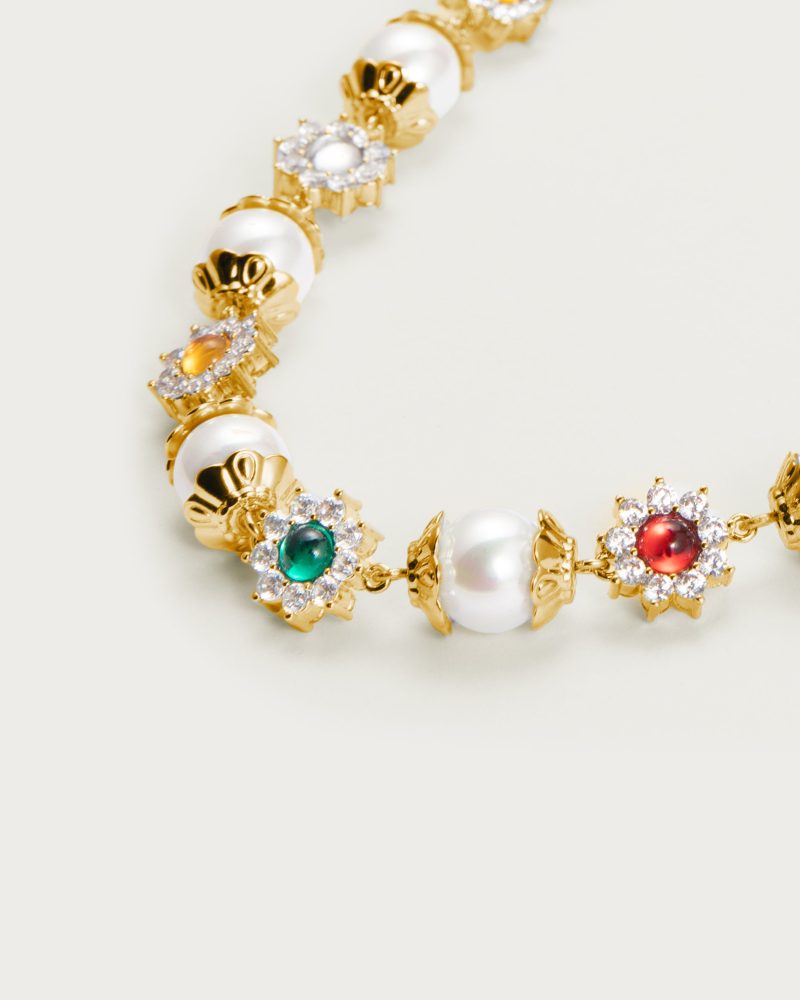 Daisy Pearl Necklace - 图片 4