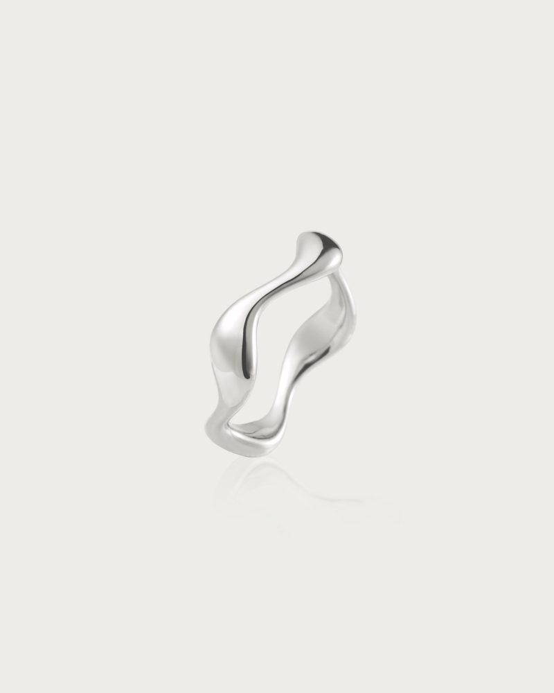 Wave Ring in Silver - 图片 3