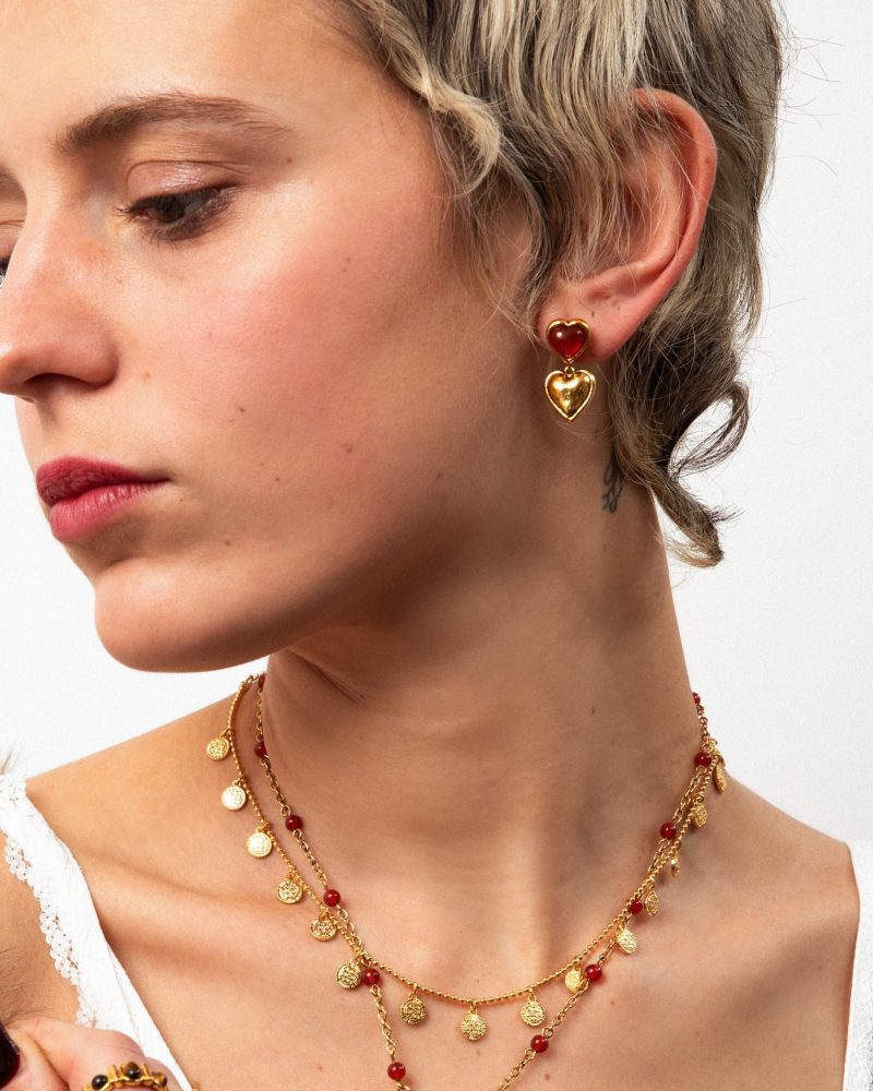 Aura Earrings in Gold - 图片 3