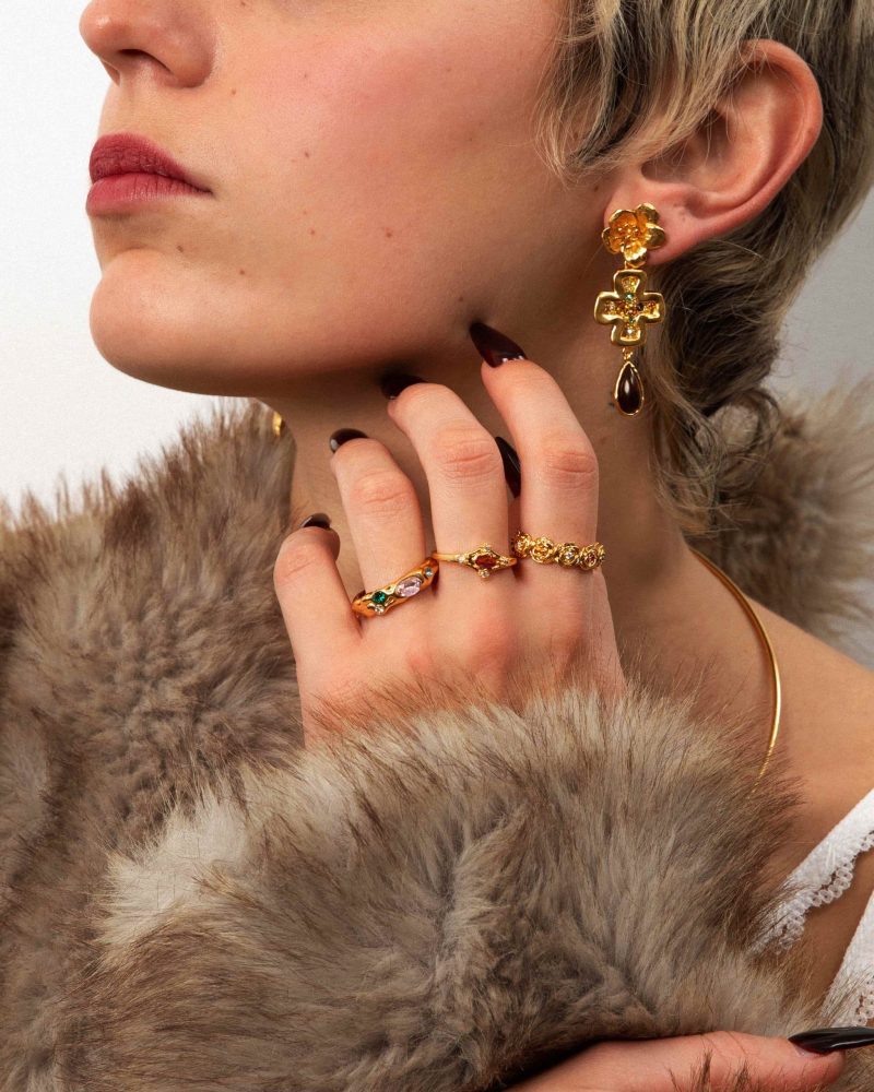 Juliet Garnet Ring - 图片 4