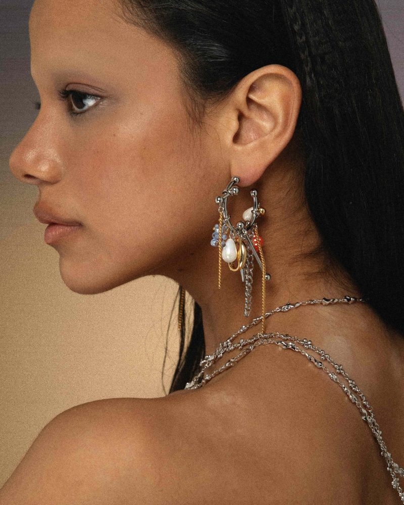 Cluster Color Earrings - 图片 2