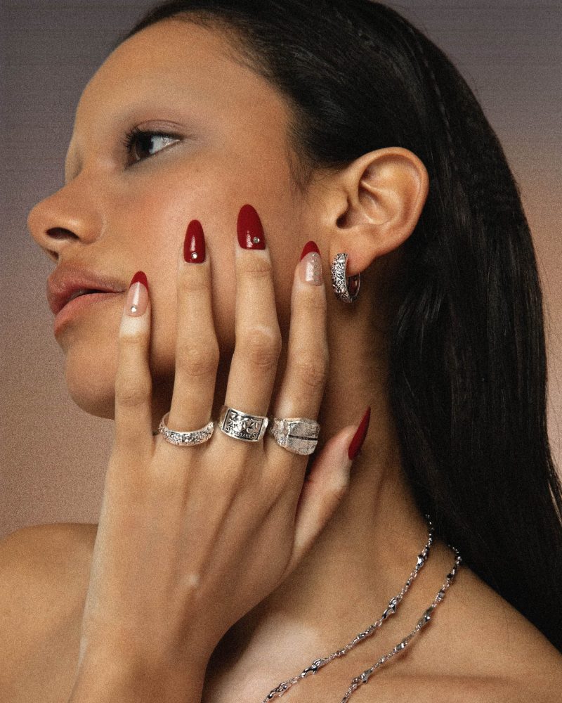Serenade of Orchid Earrings in Silver - 图片 4