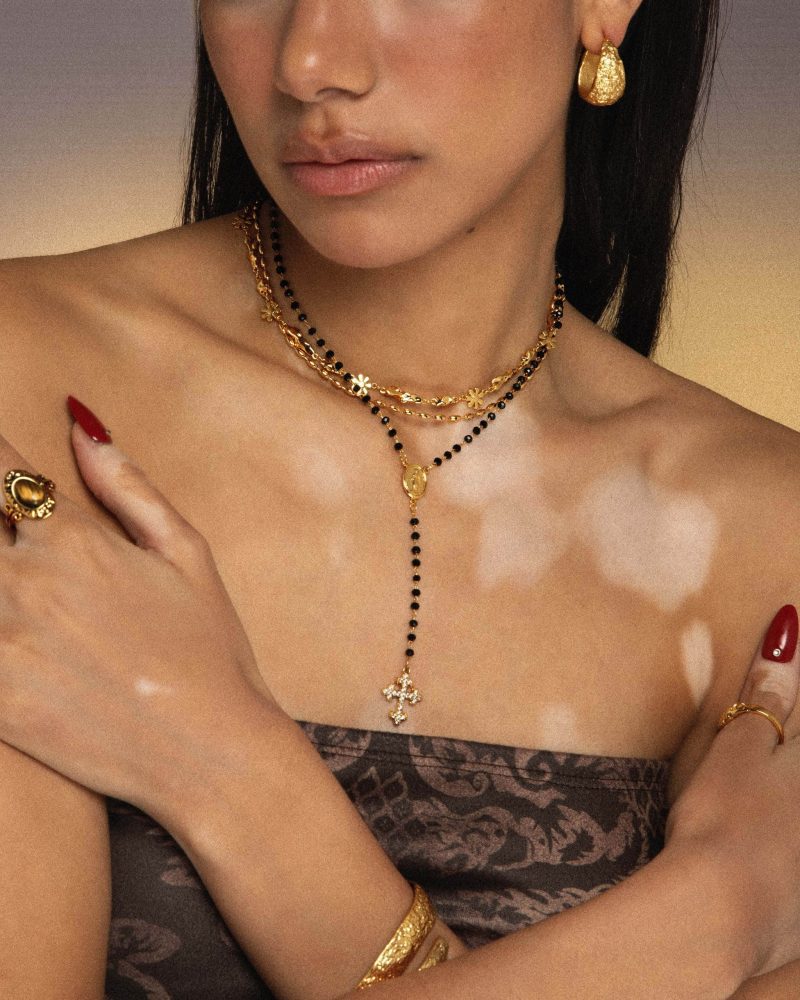Beaded Lariat Necklace - 图片 2