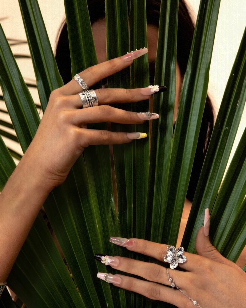Serenade of Orchid Ring in Silver - 图片 4