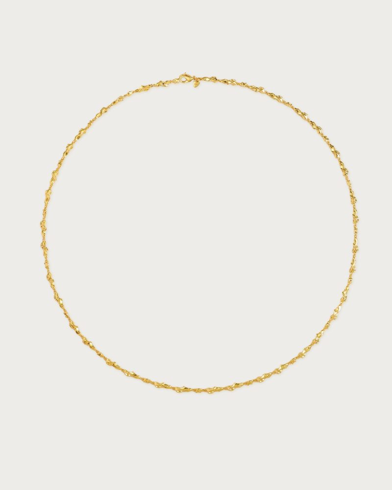 Gold Clusters Necklace | Elegant Chain Necklace for Layering - 图片 5