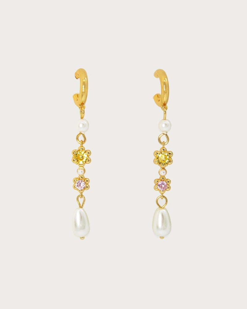 Flower Drop Earrings