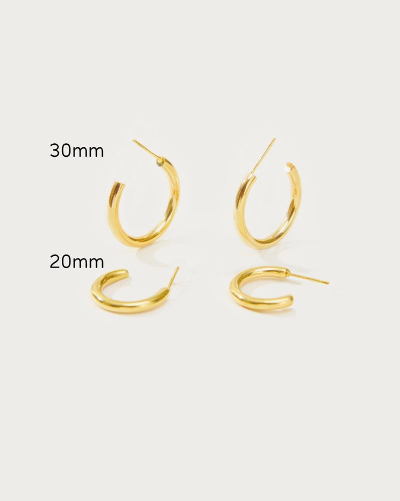 20mm Endless Hoop Earrings - 图片 4