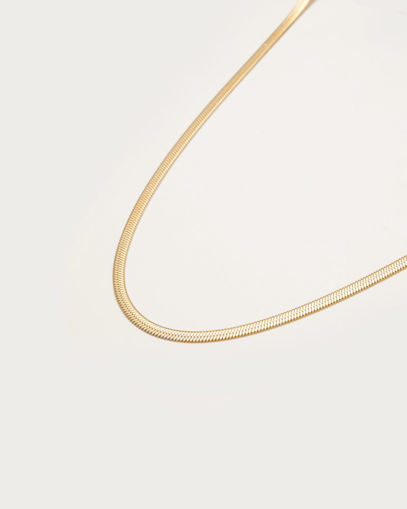 5mm Herringbone Chain Necklace - 图片 3