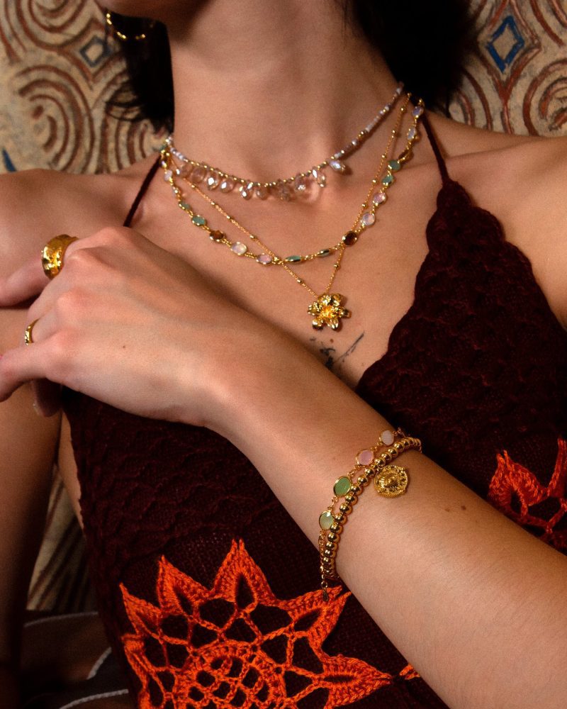Whimsical Romance Stone Bracelet - 图片 2