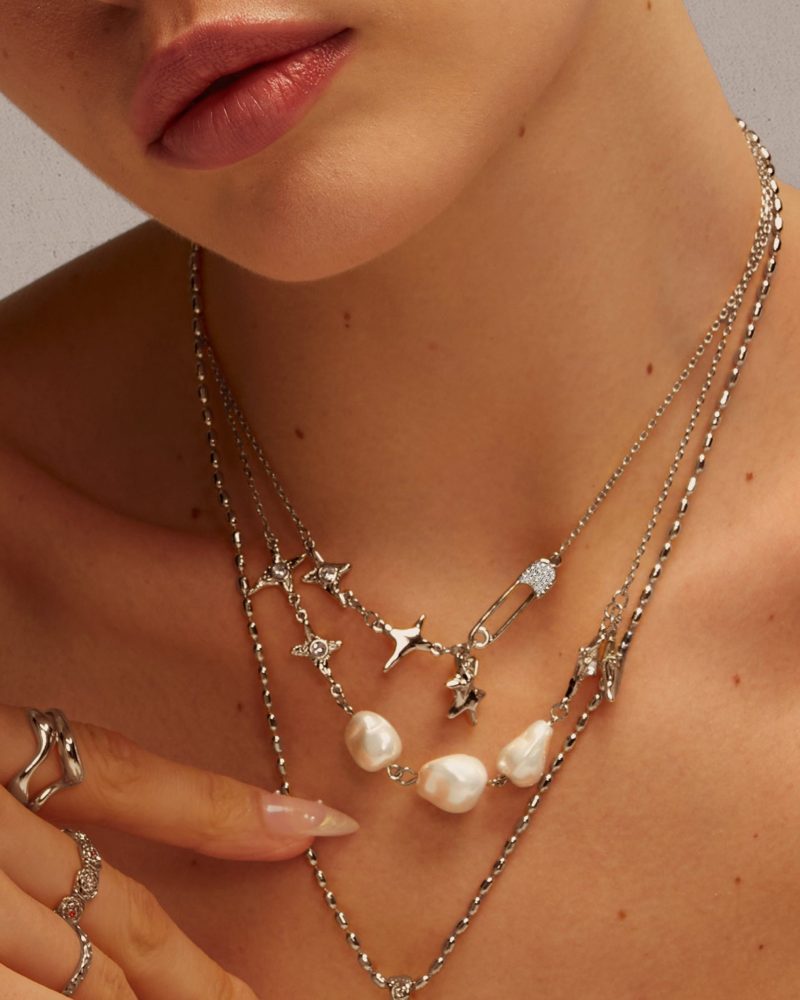 The Mellow Necklace in Silver - 图片 4