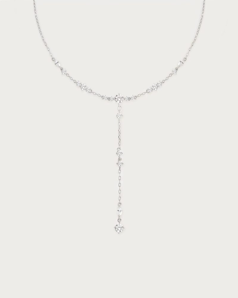 Adriana Necklace in Silver