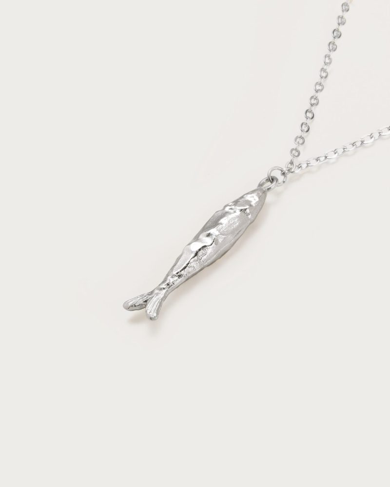 Silver Anchovy Necklace - 图片 3