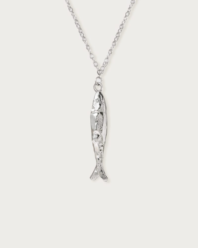 Silver Anchovy Necklace - 图片 5