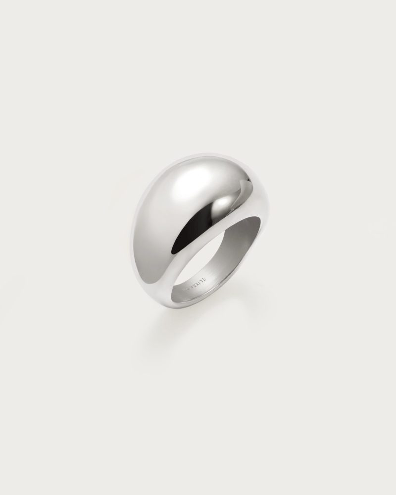 Silver Chunky Ring - 图片 3