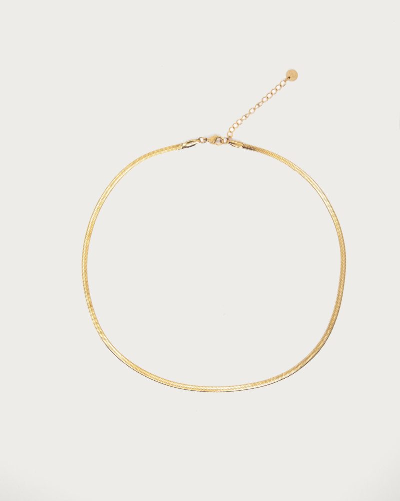5mm Herringbone Chain Necklace - 图片 4