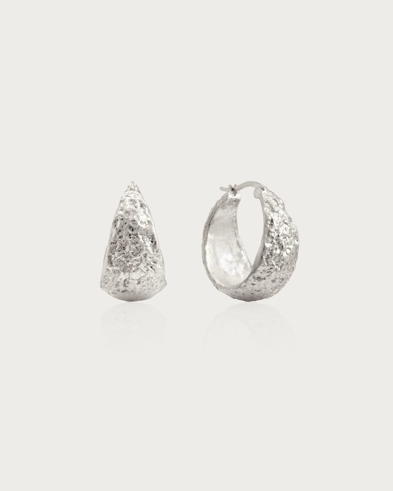 Osiris Geometric Drop Earrings - Gold or Silver Plated Brass - 图片 5