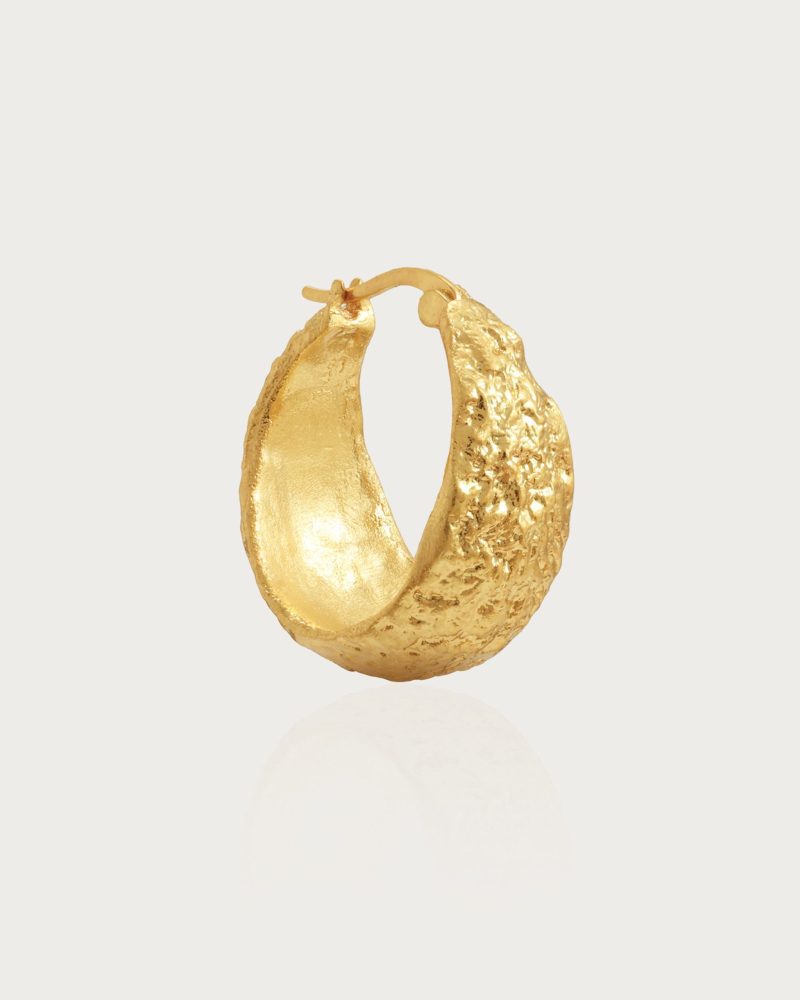 Osiris Geometric Drop Earrings - Gold or Silver Plated Brass - 图片 4