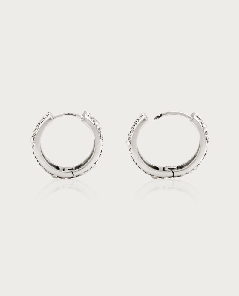 Serenade of Orchid Earrings in Silver - 图片 3
