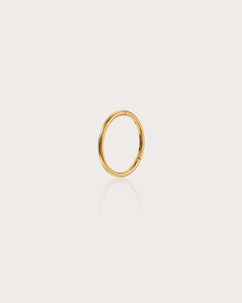 Mini Hoop Helix Earring in Gold - Waterproof & Versatile