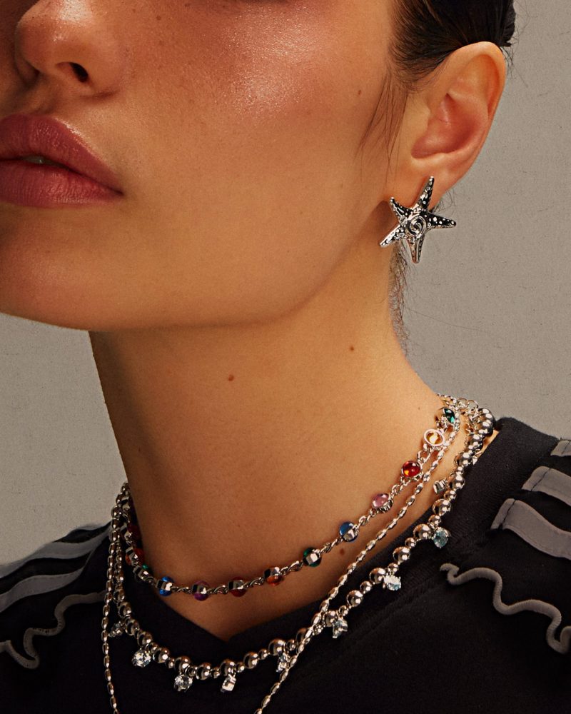 Chic Starfish Stud Earrings | Available in Silver & Gold - 图片 3