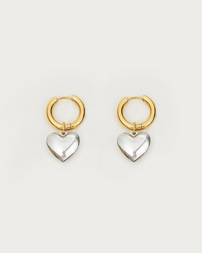 Audrey Heart Earrings - 图片 3
