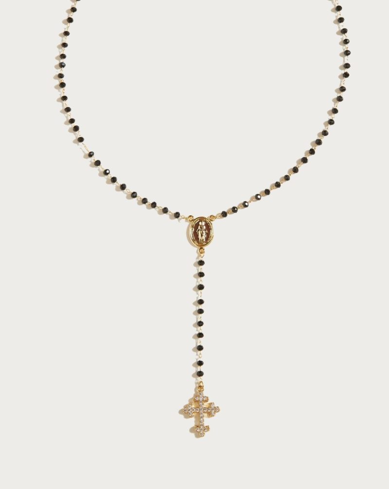 Beaded Lariat Necklace