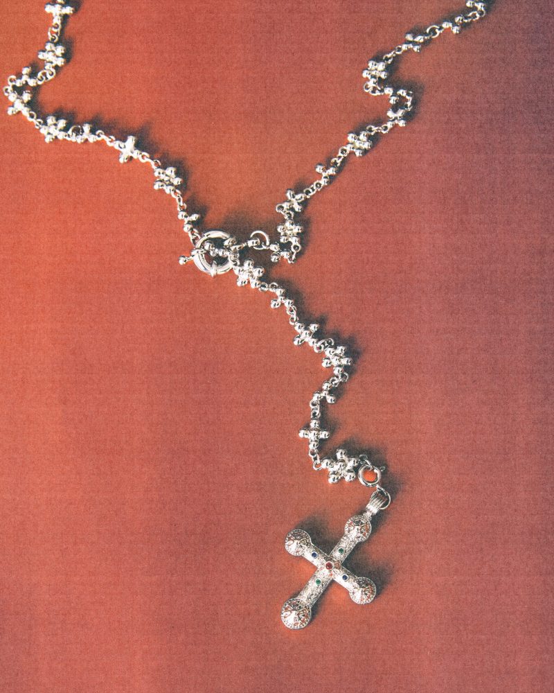 Daisy Molecule Chain in Silver - 图片 5