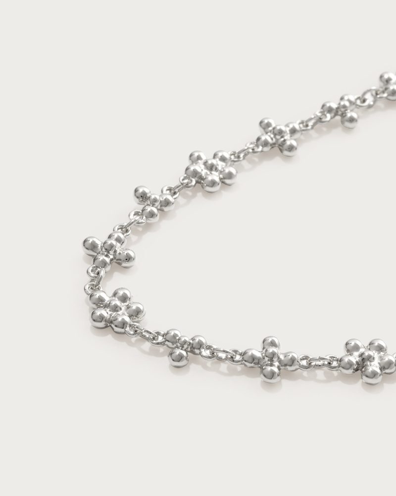 Daisy Molecule Bracelet in Silver - 图片 3