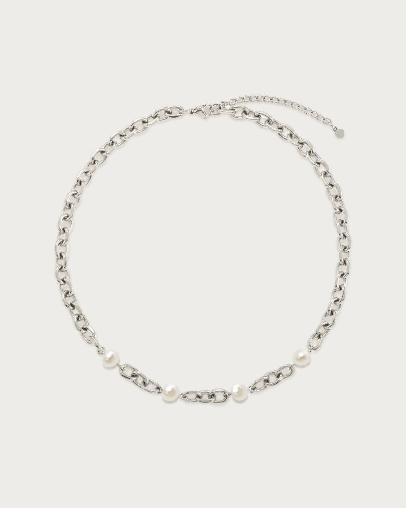 Silver Essence Pearl Necklace - 图片 5