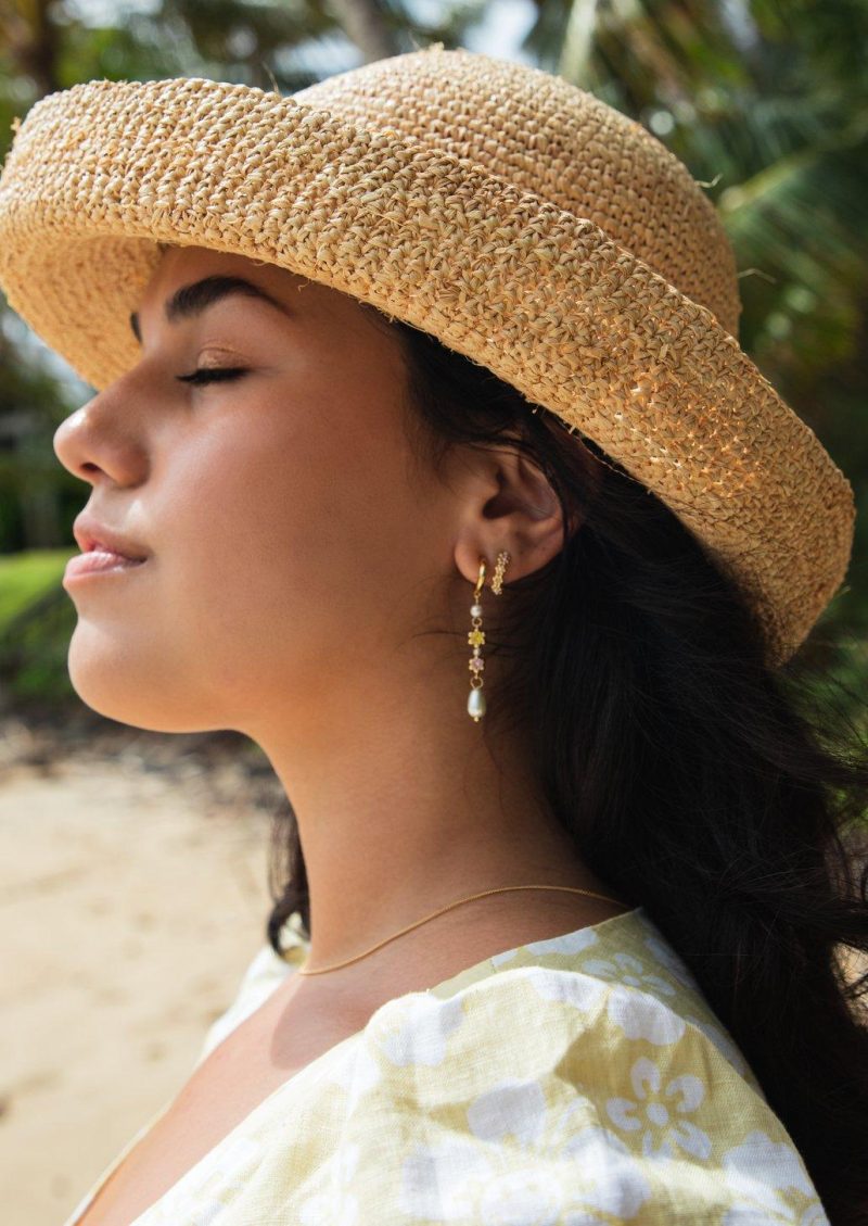 Flower Drop Earrings - 图片 4