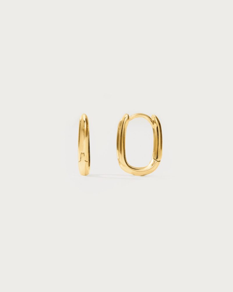Katie Link Earrings | Waterproof 18K Gold/Platinum Plated Stainless Steel
