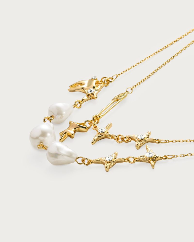 The Mellow Necklace in Gold - 图片 3
