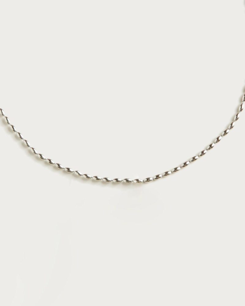 Chic Mini Bead Chain Necklace - Waterproof & Tarnish-Free - 图片 3