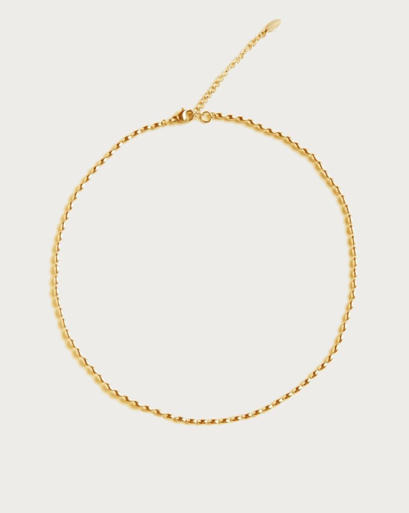 Mini Metal Beads Necklace in Gold | Waterproof & Tarnish-Free