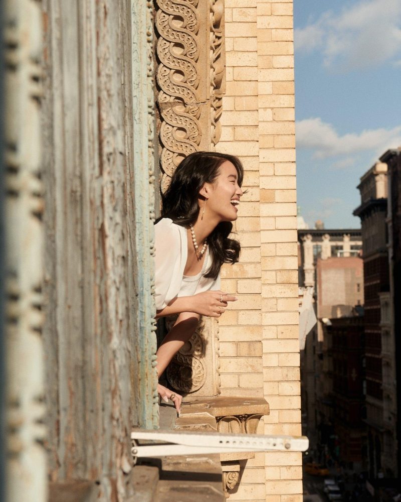 Kaiti Yoo x En Route: Classic Pearl Necklace - 18k Gold Plated Brass - 图片 4