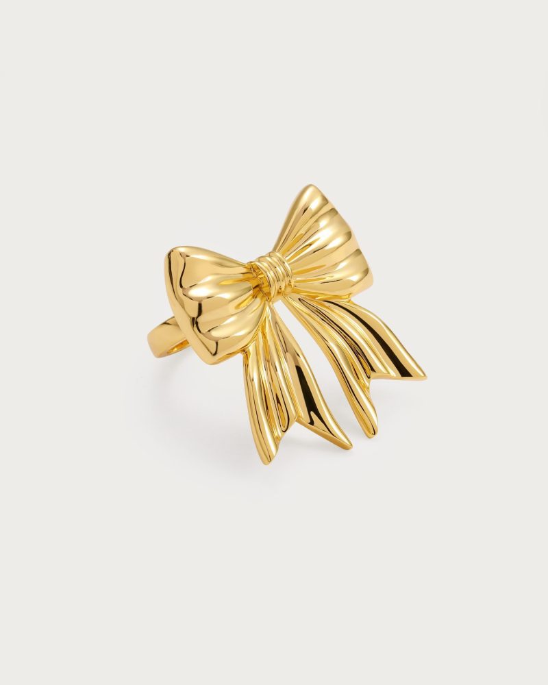 Bow Ring in Gold - 图片 3