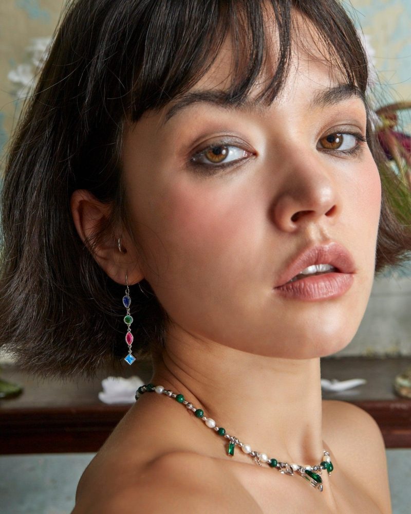 Silver Darcy Earrings - 图片 2