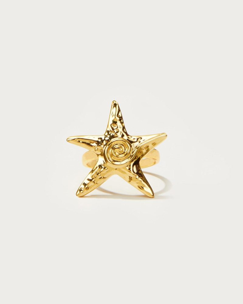 Dive into Style with Our Silver Starfish Ring - 图片 5