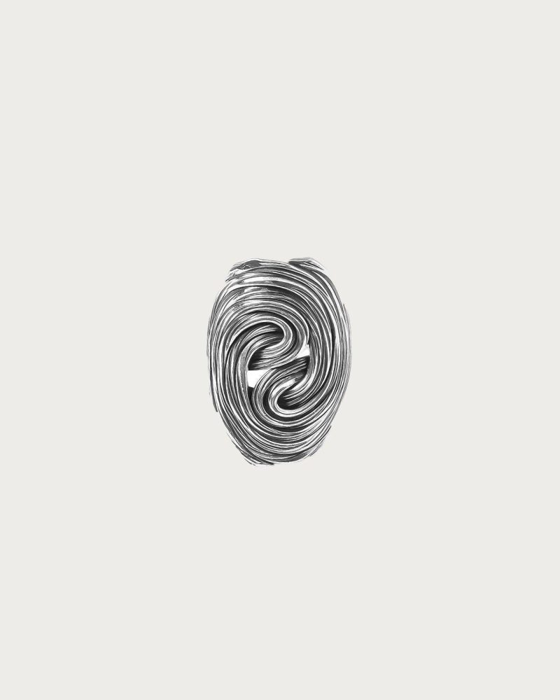 Silver Swirl Ring - 图片 3