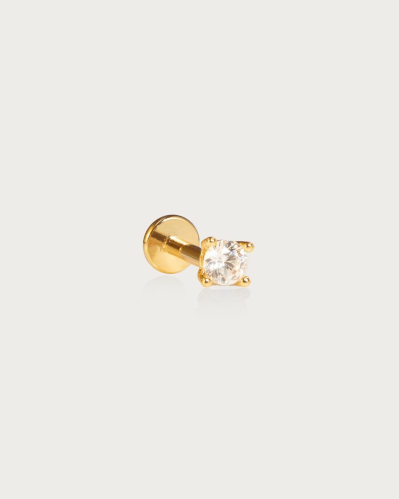 Sparkle Flat Back Helix Earring Set - 图片 5
