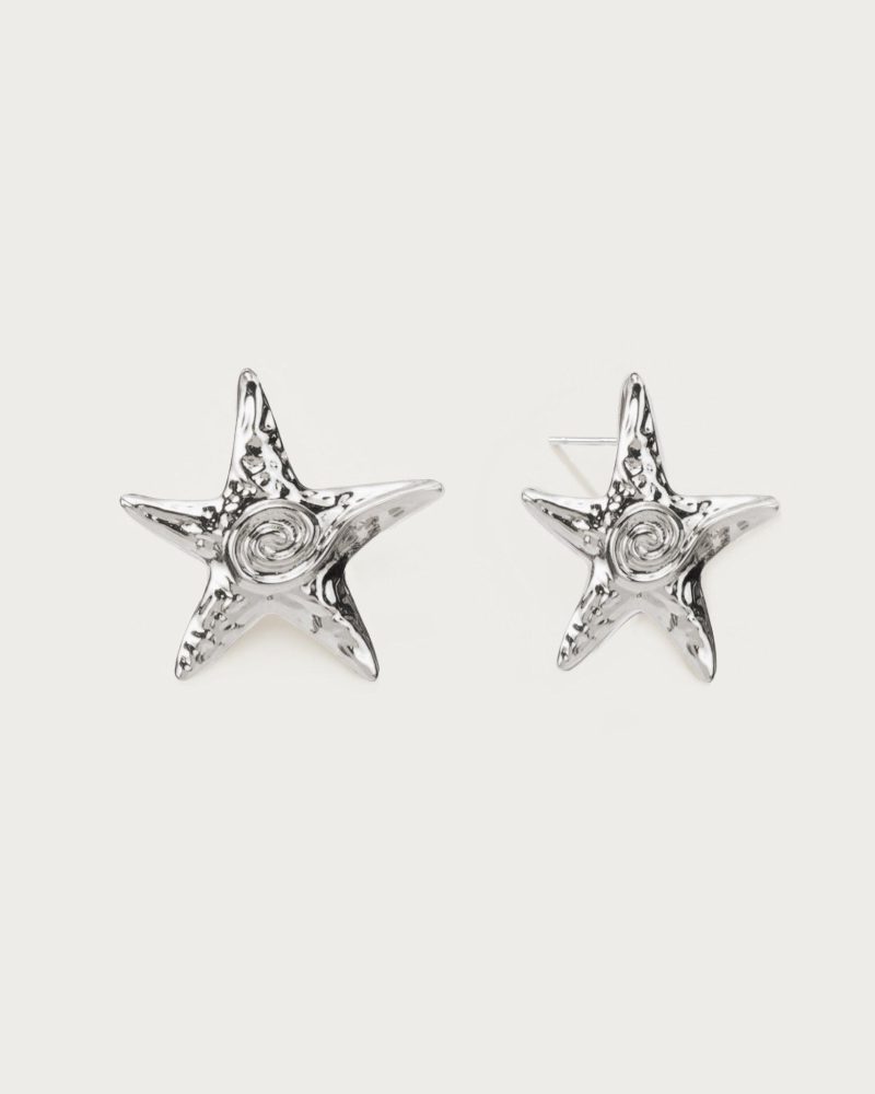 Chic Starfish Stud Earrings | Available in Silver & Gold