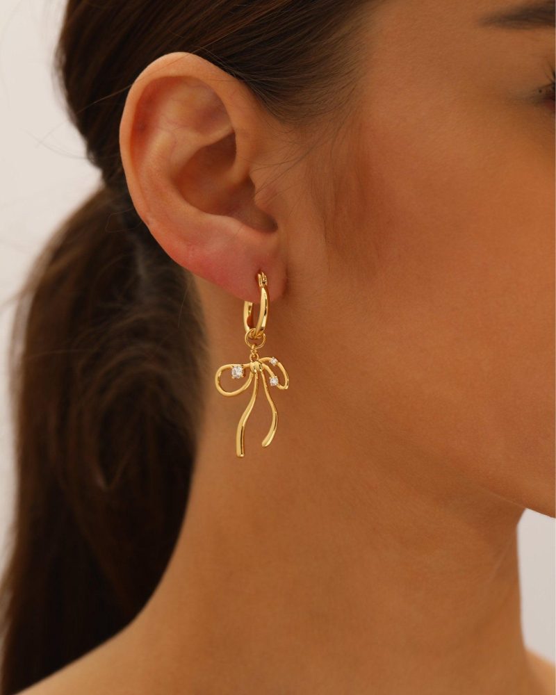 The Miffy Earrings in Gold - 图片 2