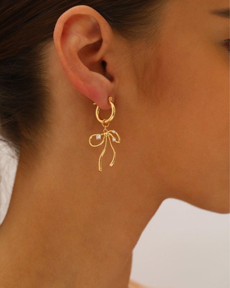 The Miffy Earrings in Gold - 图片 3