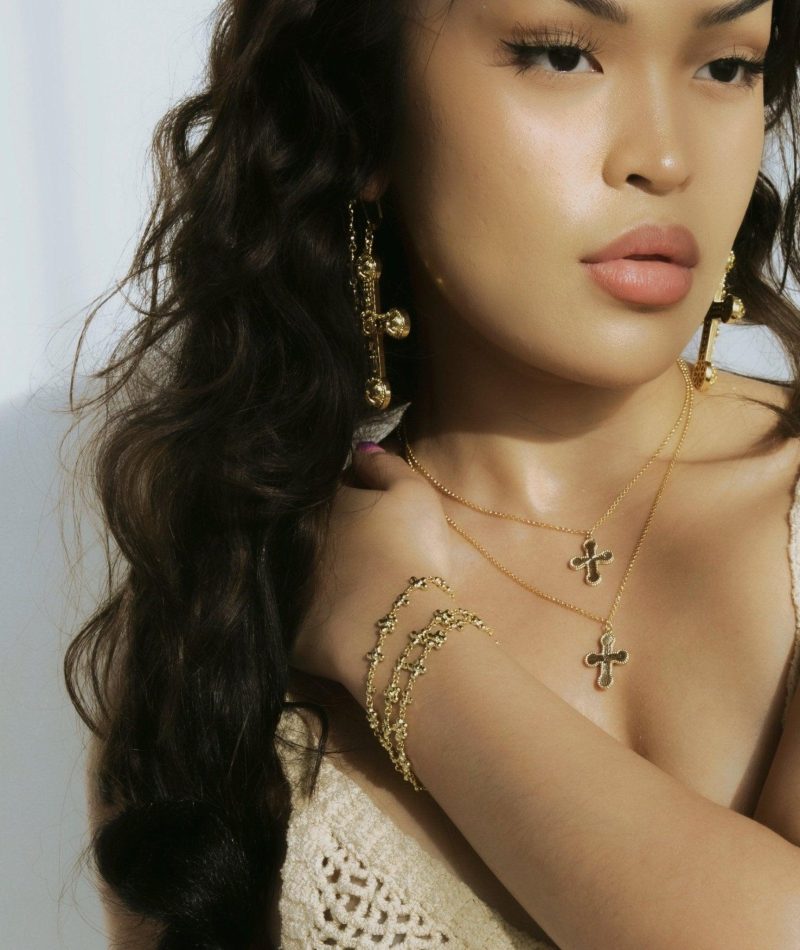 XL Cross Earrings - 图片 2